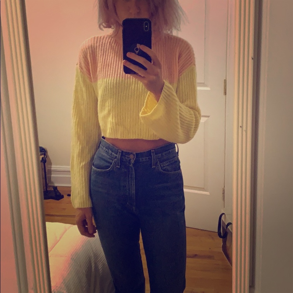 Lovers + Friends cropped sweater